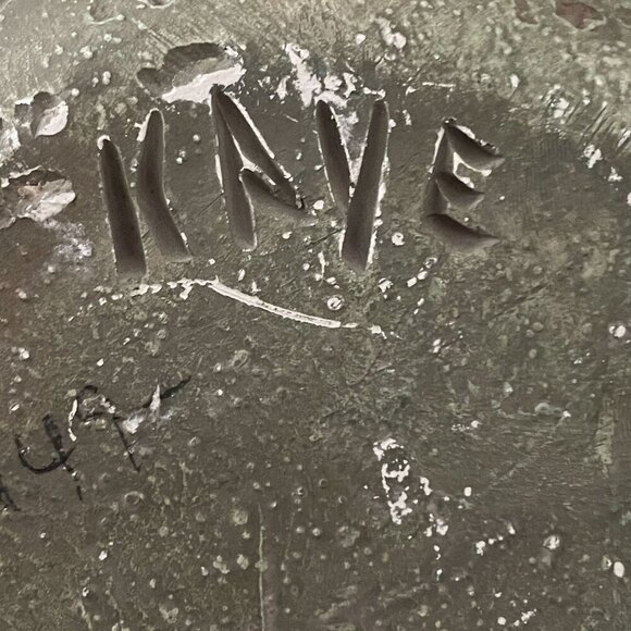 Steven Kaye Navajo Signed Hand Carved Hand Made Hanging Planter Southwestern - Picture 9 of 10